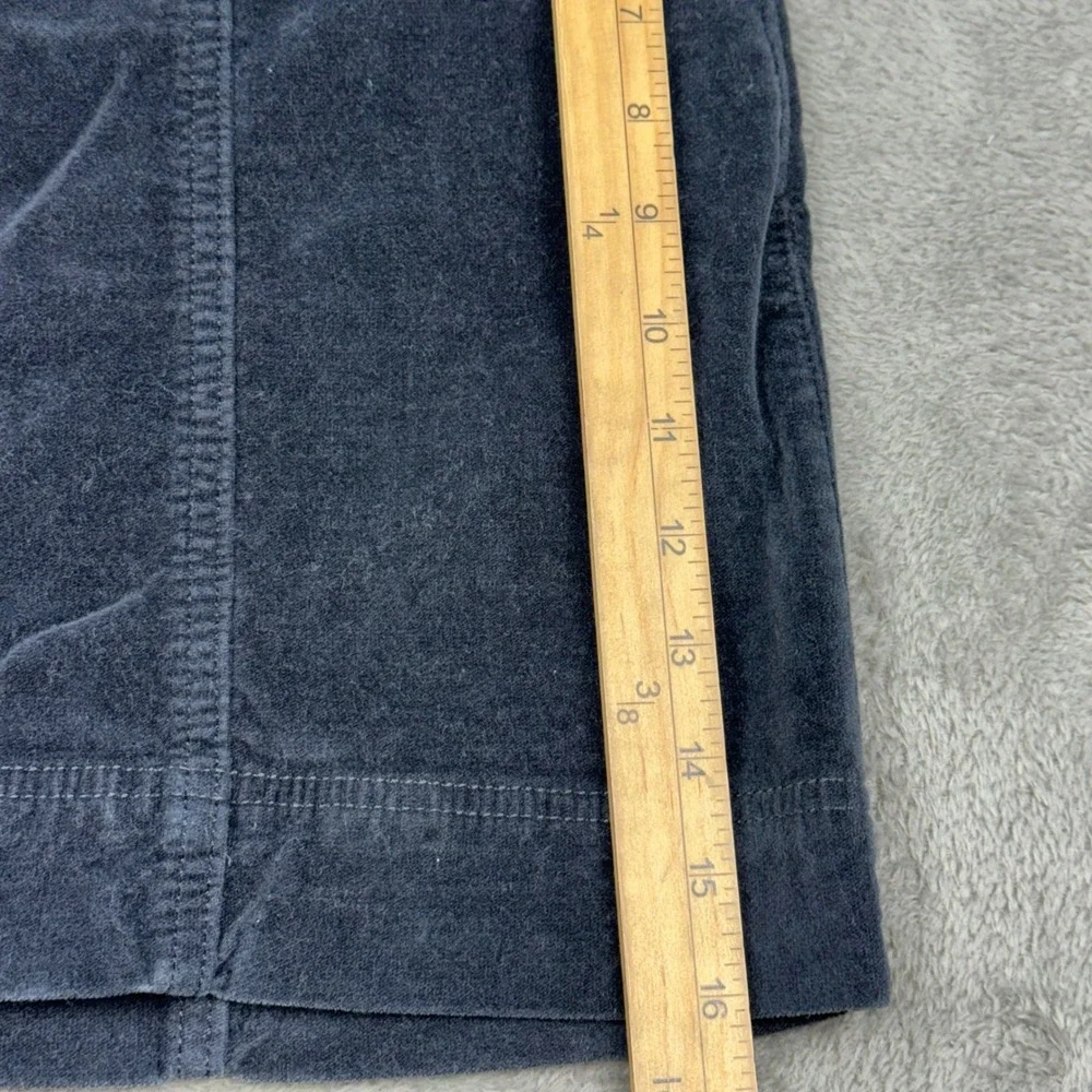Athleta Suede Mini Skirt Womens 0 Gray Excellent Stretch Zip Pockets 918974